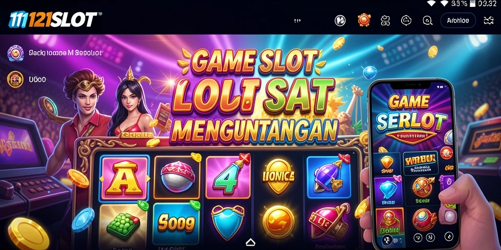 Tampilan gameplay seru dan beragam fitur menarik di 1121SLOT.