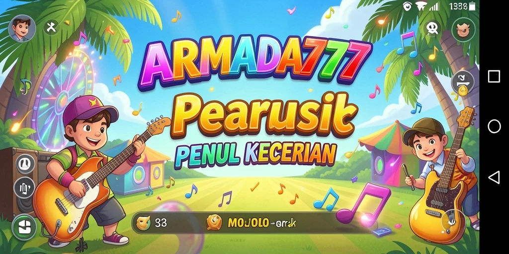 Tampilan gameplay ARMADA777 yang penuh warna dan interaktif.