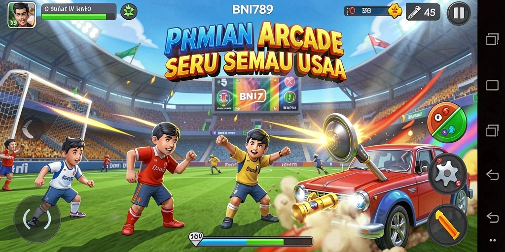 Tampilan gameplay seru dan menantang dari BNI789