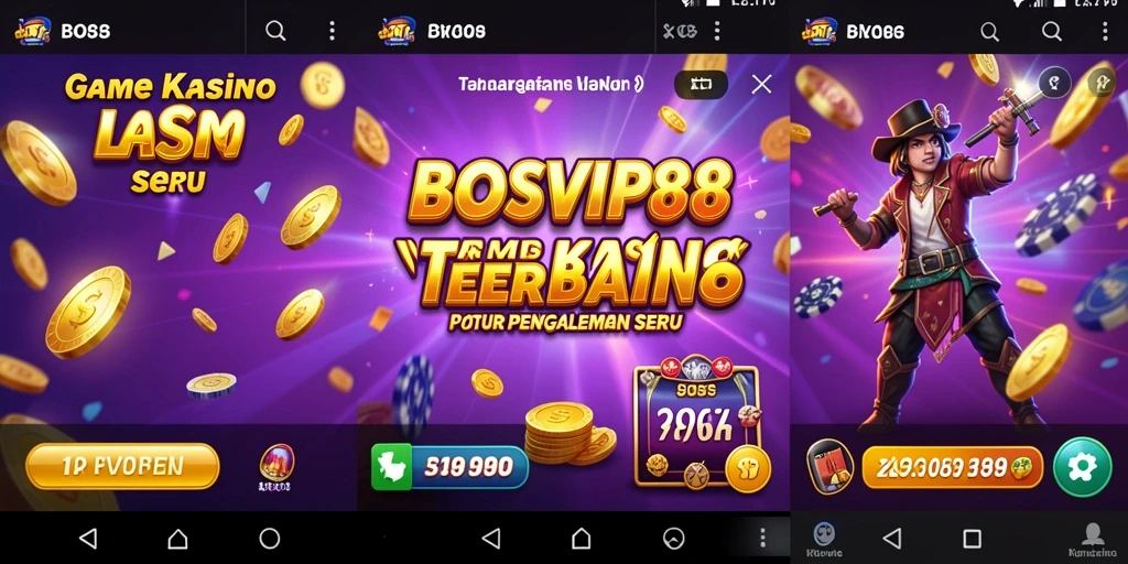 Tampilan gameplay menarik dari BOSVIP88 yang memukau.