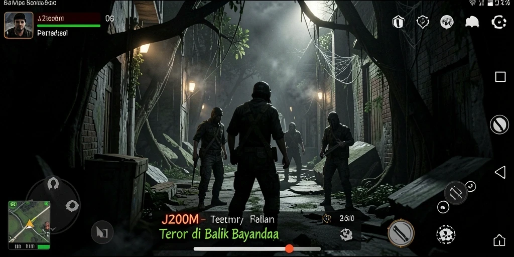 Gameplay seram yang penuh misteri dan ketegangan.