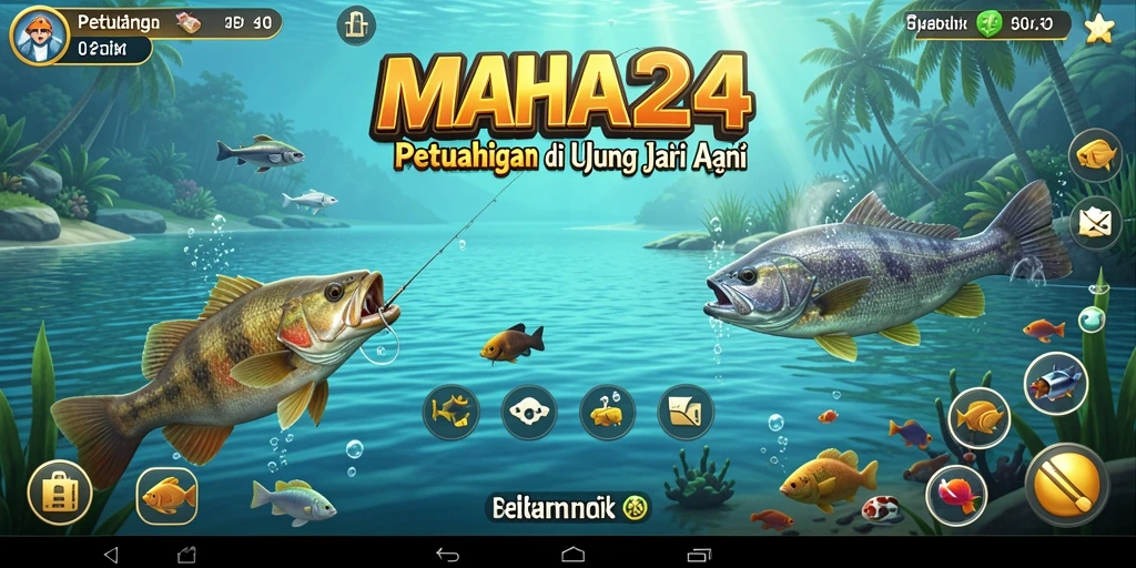 Tangkapan ikan yang luar biasa dalam gameplay MAHA24.