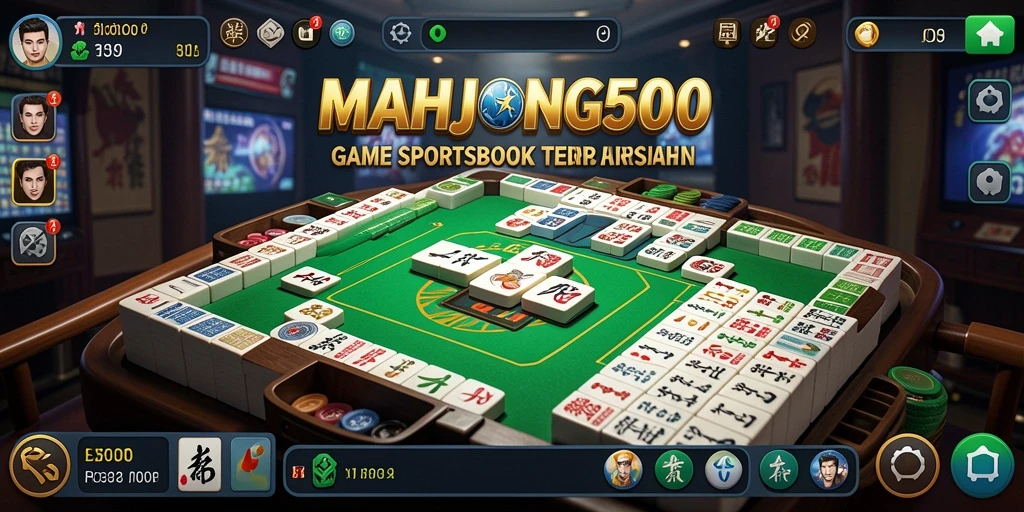 Tampilan utama MAHJONG500 menampilkan opsi taruhan yang menarik dan interface yang bersih.