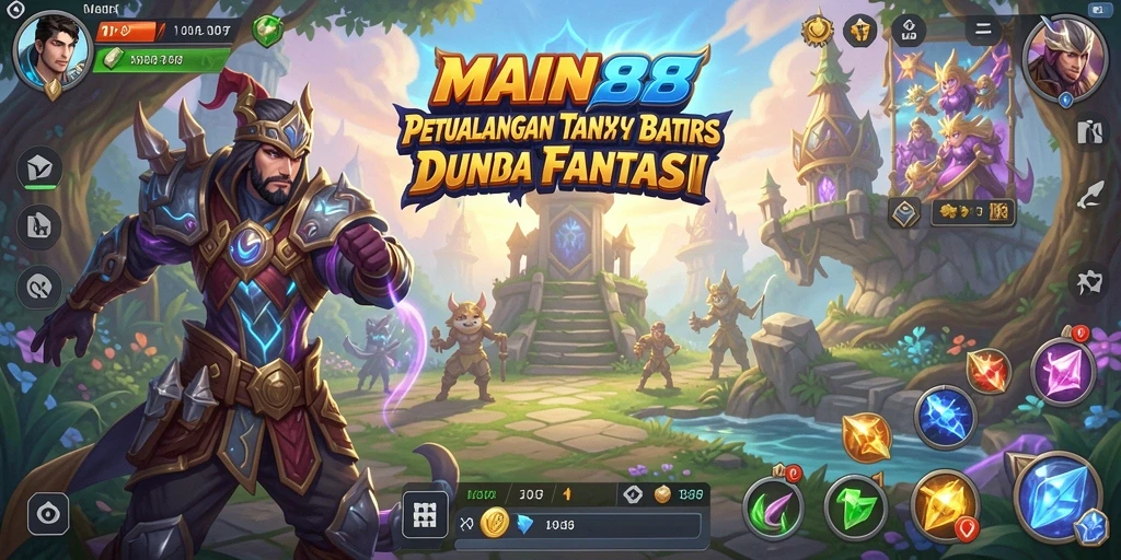 Screenshot gameplay MAIN88 menampilkan aksi seru dalam dunia petualangan.