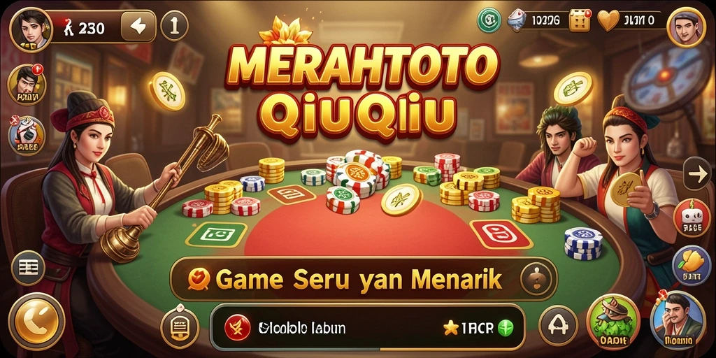 Tampilan gameplay seru di MERAHTOTO dengan pemain aktif.