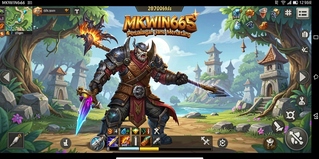Gameplay intens di dunia RPG MKWIN666.