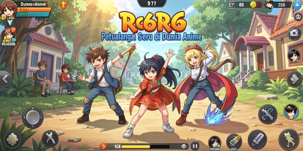 Tampilan menarik dan karakter unik dalam permainan R6R6.