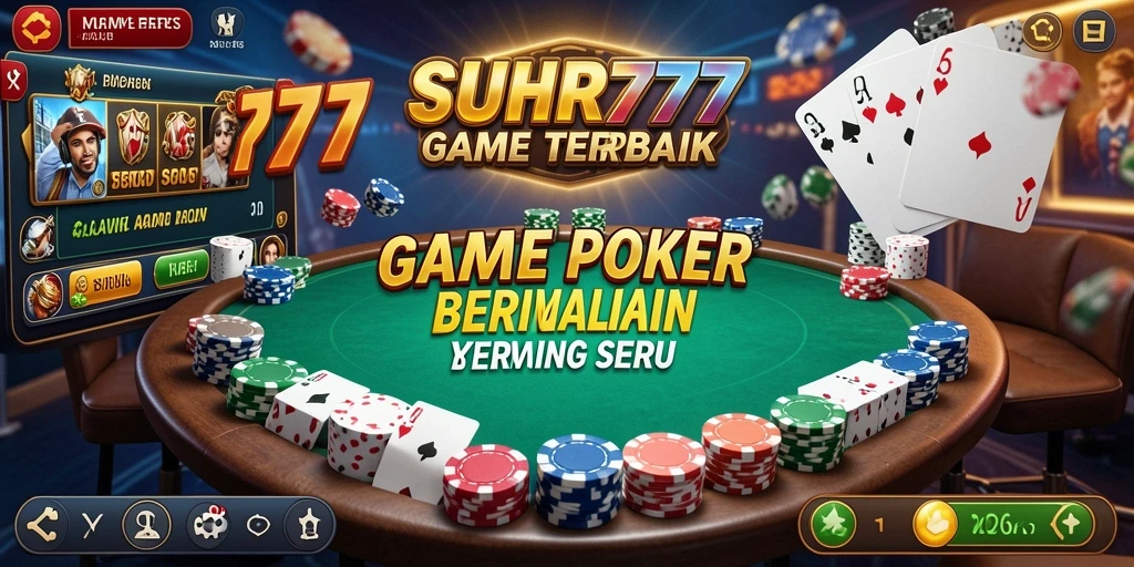 Screenshot gameplay SUHU777 yang menampilkan aksi seru permainan Poker.