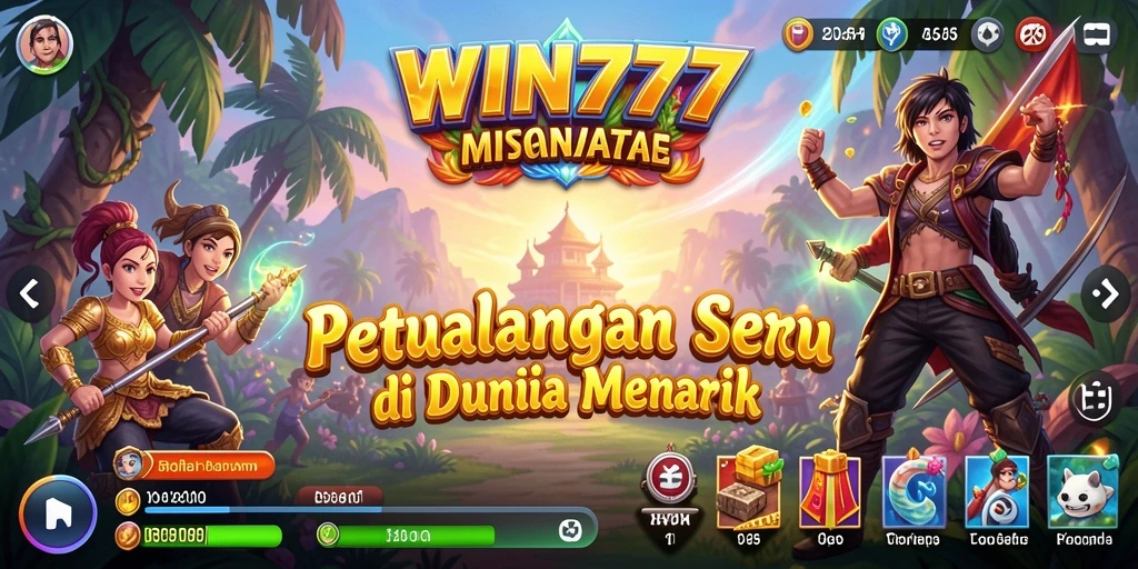 Tangkapan layar <strong>WIN777</strong> menunjukkan aksi gameplay petualangan yang mendebarkan.